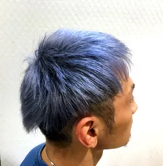 ショート カラー メンズ 熊谷 奈菜のヘアスタイル