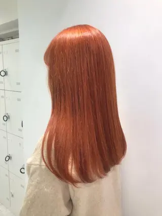 セミロング ハイトーン 横浜💞ミオのヘアスタイル