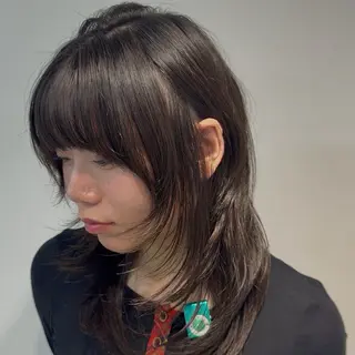 セミロング 【韓国×ハイトーン】 🇰🇷SOGO🩶のヘアスタイル