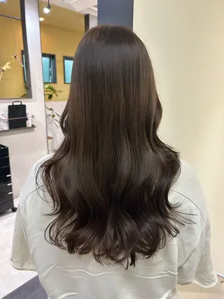 ロング カラー hub hair レイヤー/透明感のヘアスタイル