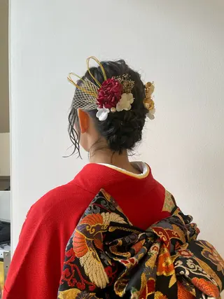 ショート ヘアアレンジ kilto.きょうか 🍑カットモデル🍑のヘアスタイル