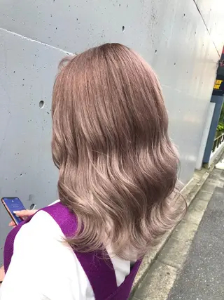 ミディアム カラー 🧡艶髪/エクステ 🫧🧡YUKI❄️のヘアスタイル