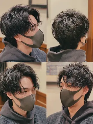 ミディアム 💈 クラモトダイセイのヘアスタイル