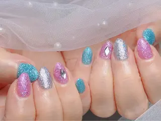 ネイル マジック ミラーのネイルデザイン