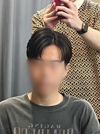 ショート パーマ メンズ 本場韓国ヘア/韓国風 メンズヘア　須田龍世のヘアスタイル