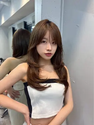 韓国ヘア🎀 /♡𝓝𝓸𝓪♡のヘアスタイル