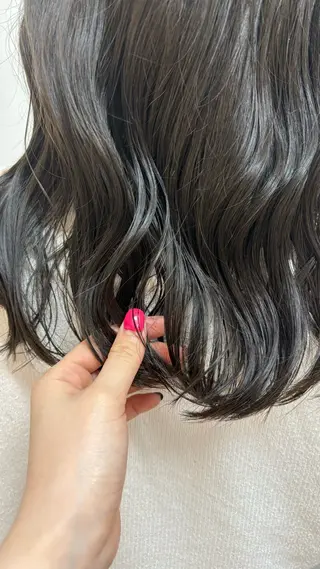 ロング 木村 夢のヘアスタイル