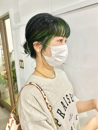 ショート カラー ヘアアレンジ ひなの .のその他イメージ