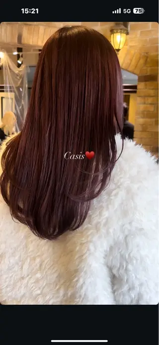 カラー Ly hair / nanoha🤍のヘアスタイル