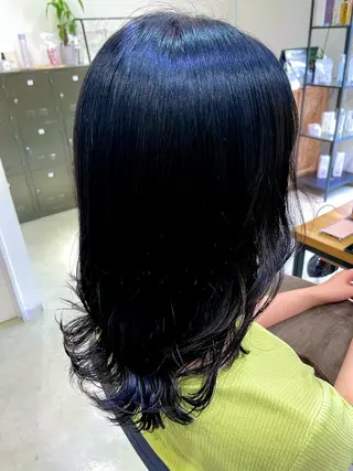 ミディアム anB Bのヘアスタイル