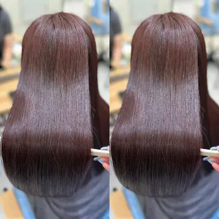 ロング 髪質改善🩵縮毛矯正 代々木/木下のヘアスタイル