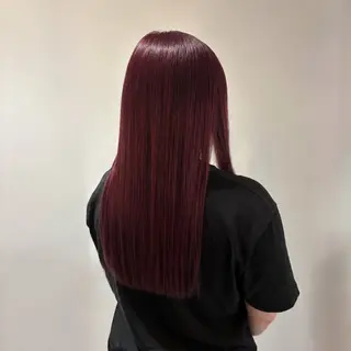 ロング カラー 森本 ゆらのヘアスタイル