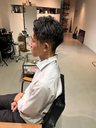 ショート パーマ メンズ Mizuki Yajimaのヘアスタイル