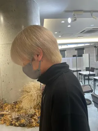 メンズ ♡似合わせ ♡ハイトーン♡のヘアスタイル