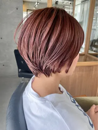 ショート カラー FERIA池田 田岡啓佑のヘアスタイル