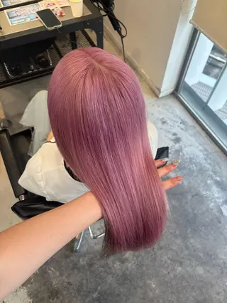 ロング カラー レイヤー sala 推しカラー職人🎀のヘアスタイル