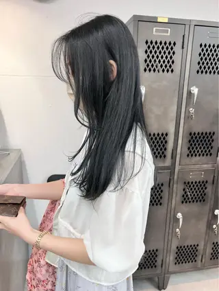 ロング カラー 樫原裕二/似合わせ カット/透明感カラーのヘアスタイル