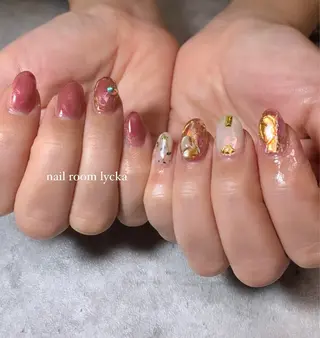ネイル ネイルルームリッカ 𝐦𝐚𝐲𝐮のネイルデザイン
