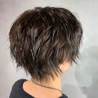 ショート メンズパーマ 工藤勇也のヘアスタイル