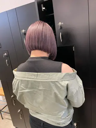 ミディアム カラー ヘアアレンジ 🧸ハイトーン🧸 ゆっきー🧸のヘアスタイル