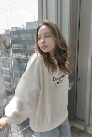 ミディアム 透明感カラー momokaのヘアスタイル