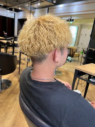 ショート カラー 森本 礼二のヘアスタイル