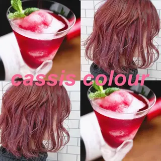 ミディアム カラー ヘアアレンジ 韓国hair🦋 Nanaのヘアスタイル