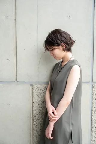 ショート レイヤーカット*艶* 蒲生四丁目*山保美月のヘアスタイル