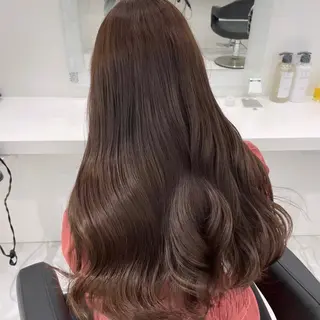 カラー 🤍ブリーチなし ブラウンhimi🤍のヘアスタイル