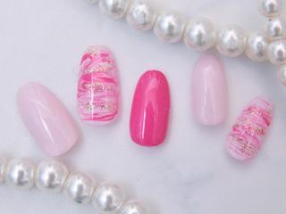 ネイル 💗🪽Tiary Nail🪽💗のネイルデザイン