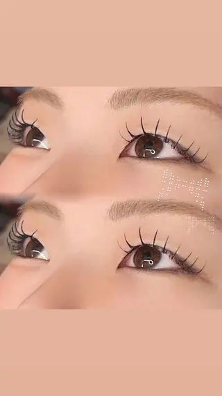 マツエク・マツパ 。ꕤ°₊sakura 束感まつ毛⊹𓈒✿のマツエク・マツパデザイン
