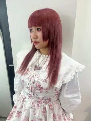 ロング カラー 🎀ハイトーン カラー/宮澤 希🎀のヘアスタイル