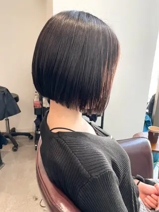 ミディアム 石川玲菜/ ボブ/銀座のヘアスタイル