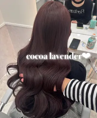 ロング 💎のぼりゆい/大須 ブリーチなしWカラーのヘアスタイル