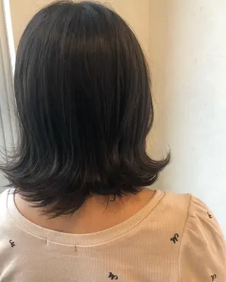 ミディアム カラー TOWA 野村　コウダイのヘアスタイル