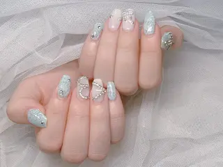 ロング カラー yuna ユナのネイルデザイン