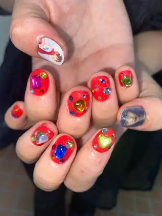 ネイル 個性派🌺推しネイル 💅💞hota🐇のネイルデザイン