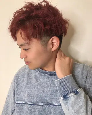 ショート カラー ヘアアレンジ メンズ 永井 亜実のヘアスタイル