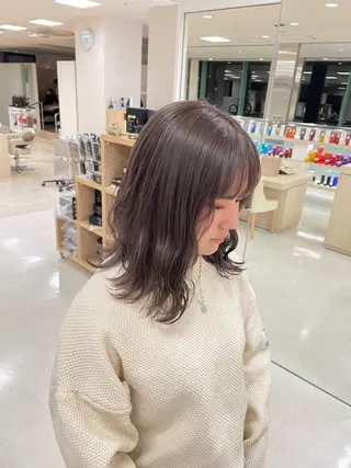 セミロング カラー モデル様募集中 /REIRIのヘアスタイル