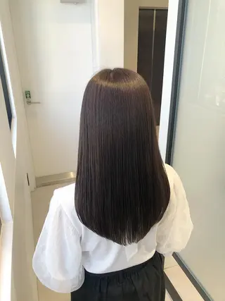 ロング カラー 髪質改善/顔まわり 石原のヘアスタイル