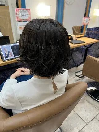 カラー パーマ メンズ カラー/アイリスト 麻優のヘアスタイル