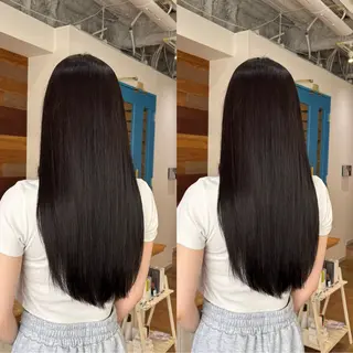 ロング カラー RINNO🌷透明感 カラー/髪質改善のヘアスタイル