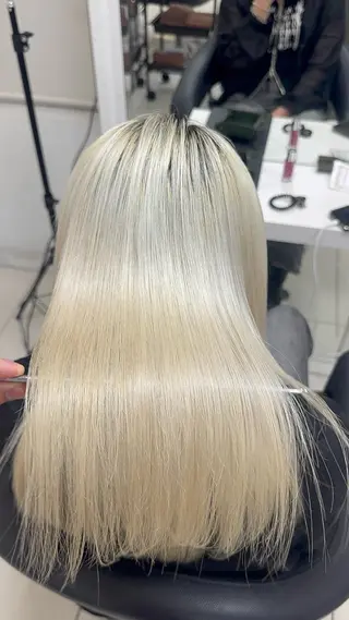 ロング パーマ 縮毛矯正指名No.1 艶カラー/SHIMAのヘアスタイル