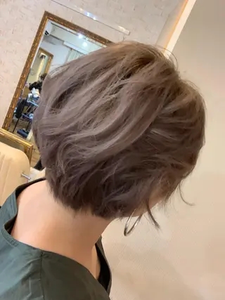 ショート カラー ヘアアレンジ Aloa透明感ヘア ♡kanami♡のヘアスタイル