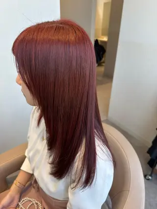 セミロング カラー 🍇おぐら めぐみ🍇のヘアスタイル