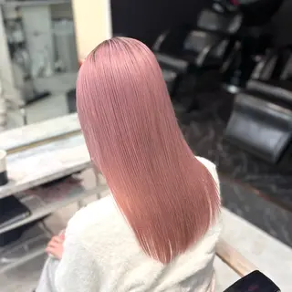 ロング カラー 色落ち綺麗🩰ハイ トーン🎀RINKAのヘアスタイル