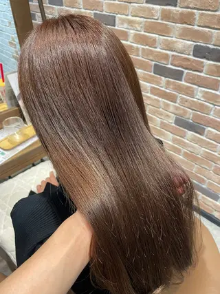 ミディアム カラー 和田 真依のヘアスタイル