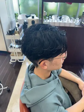 ショート カラー パーマ メンズ 成田No.1 メンズヘア/清和武虎のヘアスタイル