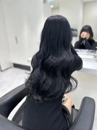ロング カラー NAMI🤎ブラウン &ミルクティー🤍のヘアスタイル
