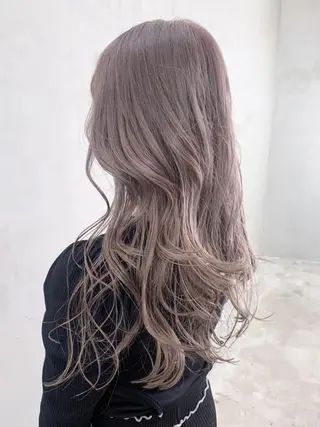 セミロング カラー パーマ ヘアアレンジ ITbyALBUM 中野店のヘアスタイル
